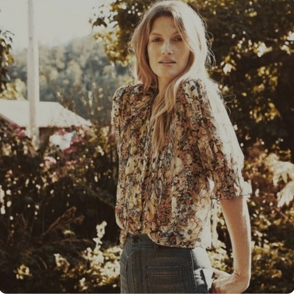 ISO Doen Lea top in Alice floral, size medium or large